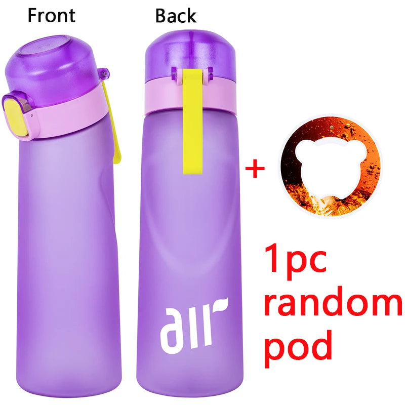 Stay Hydrated and Smell Fabulous: The Sport Air Flavor Water Bottle with Random Flavor Pods!