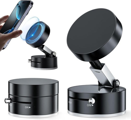 Vacuum Magnetic Phone Stand-Strong Magnet, Foldableportable, and Multi-Scene Use