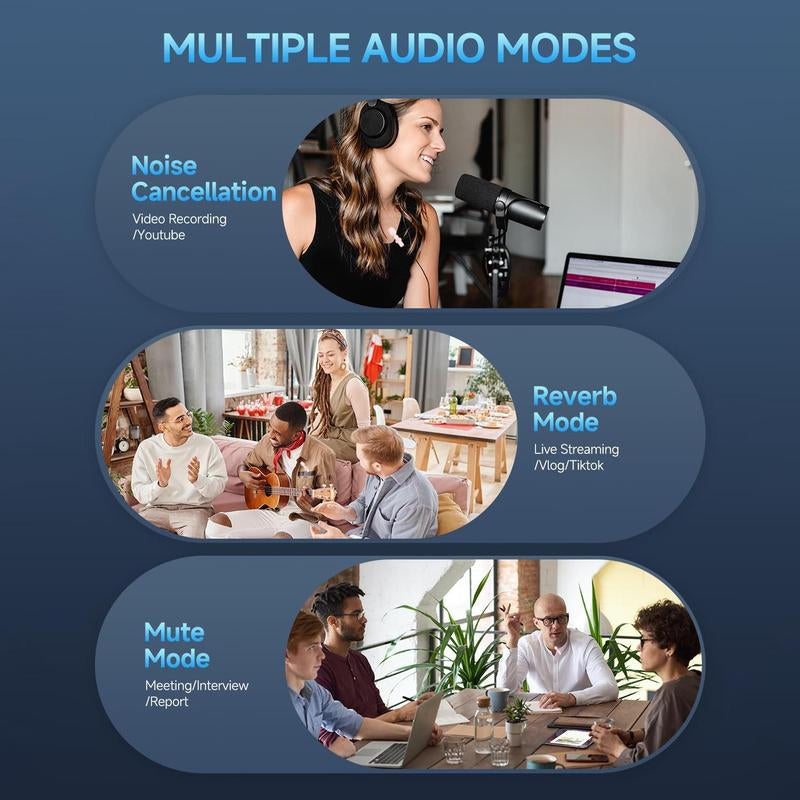 Premium Wireless Lavalier Microphone for iPhone, iPad & Android - Clip-On Omnidirectional Mic for Interviews, Podcasts, Vlogs & TikTok